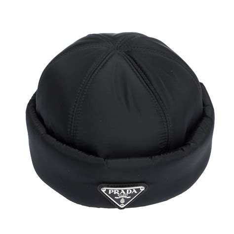 prada padded beanie|prada bucket hat men.